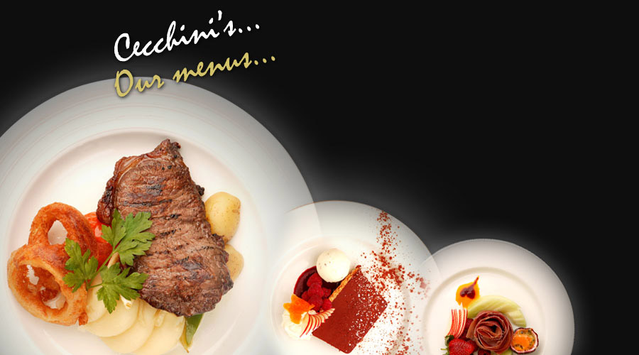 Cecchinis Restaurant Menu